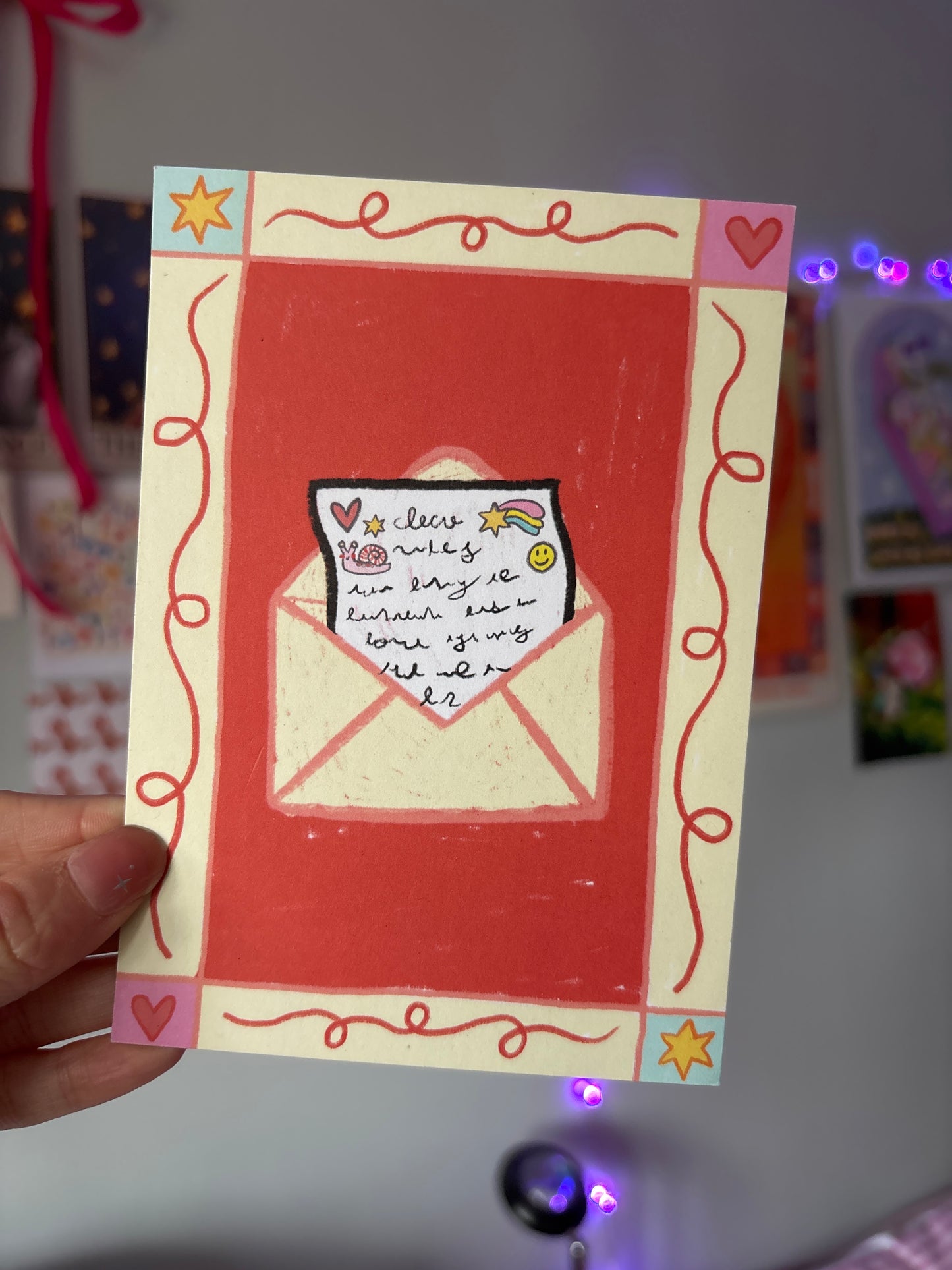 January mail club Postcard