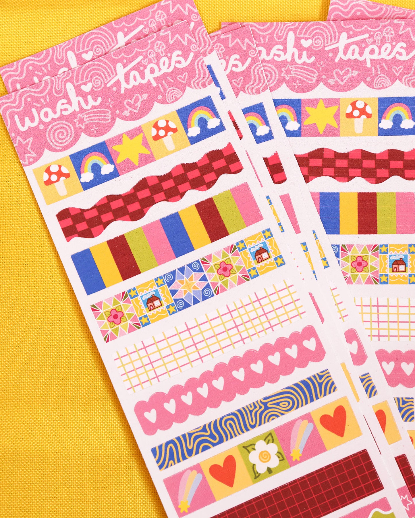 Washi Tape Sticker Sheet (Series 1)