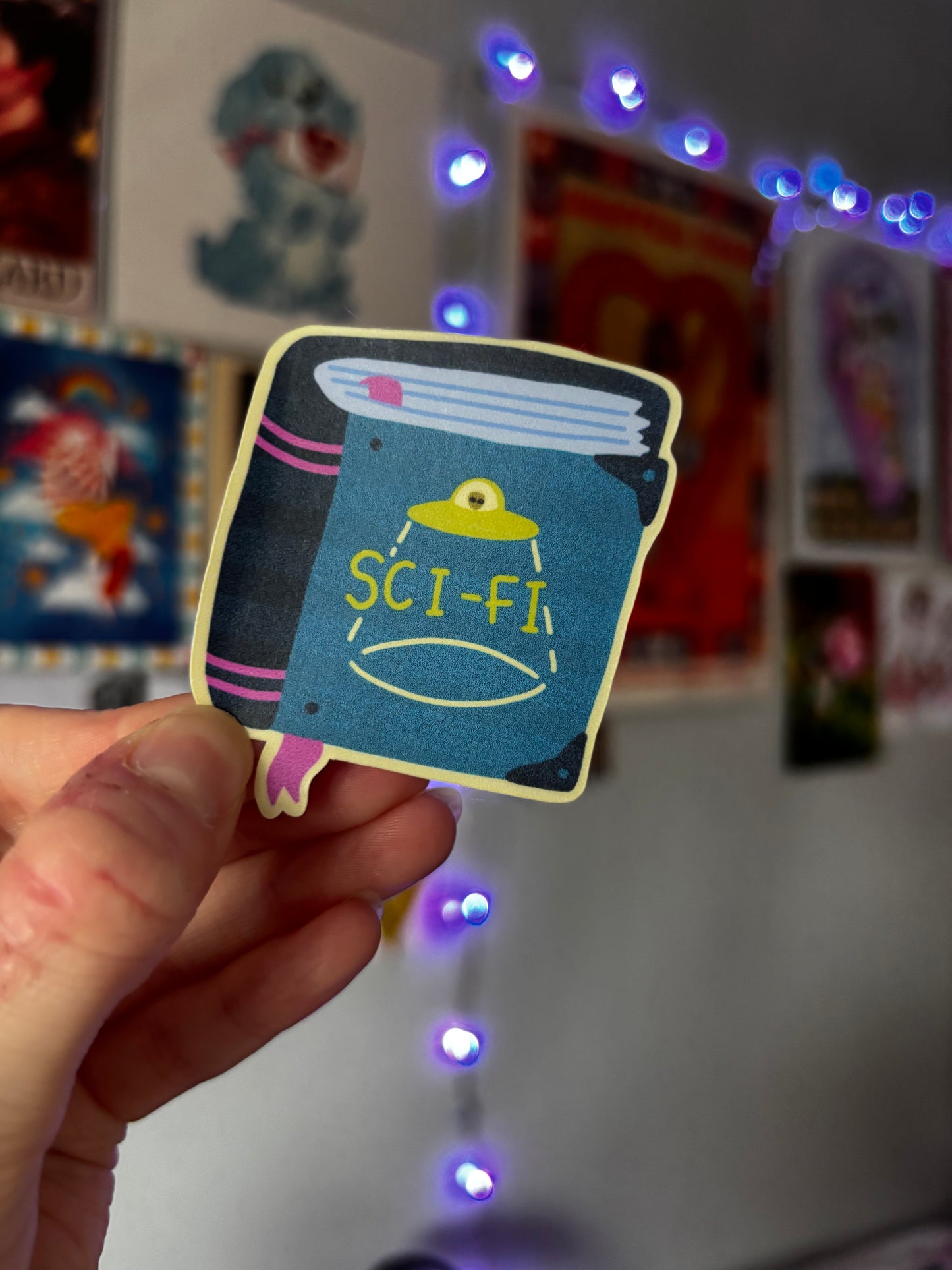 Sci-Fi Book Sticker