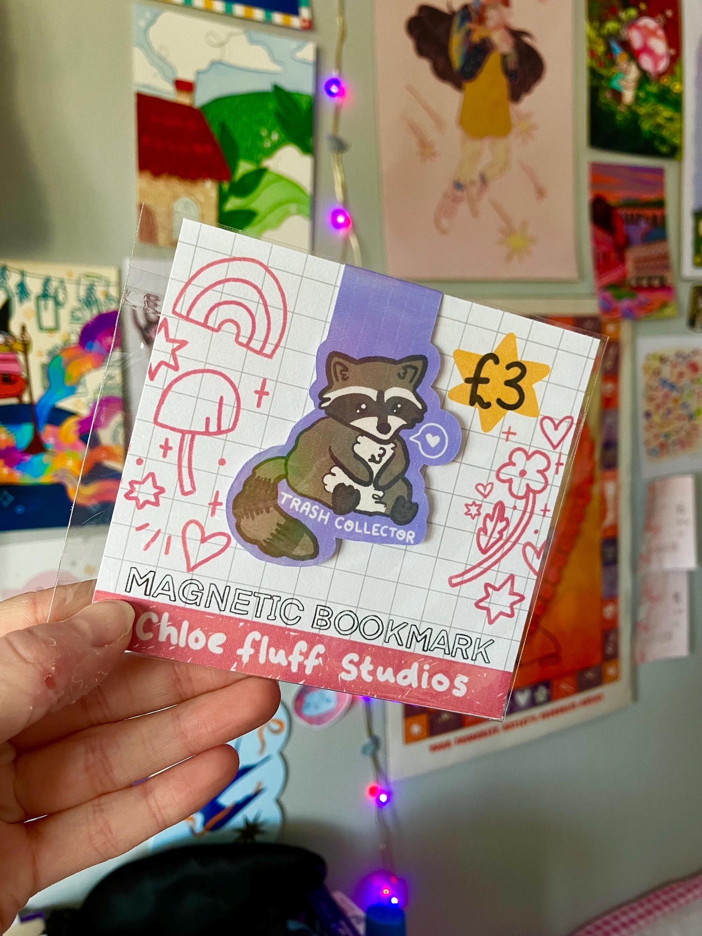 Trash collector Magnetic Bookmark