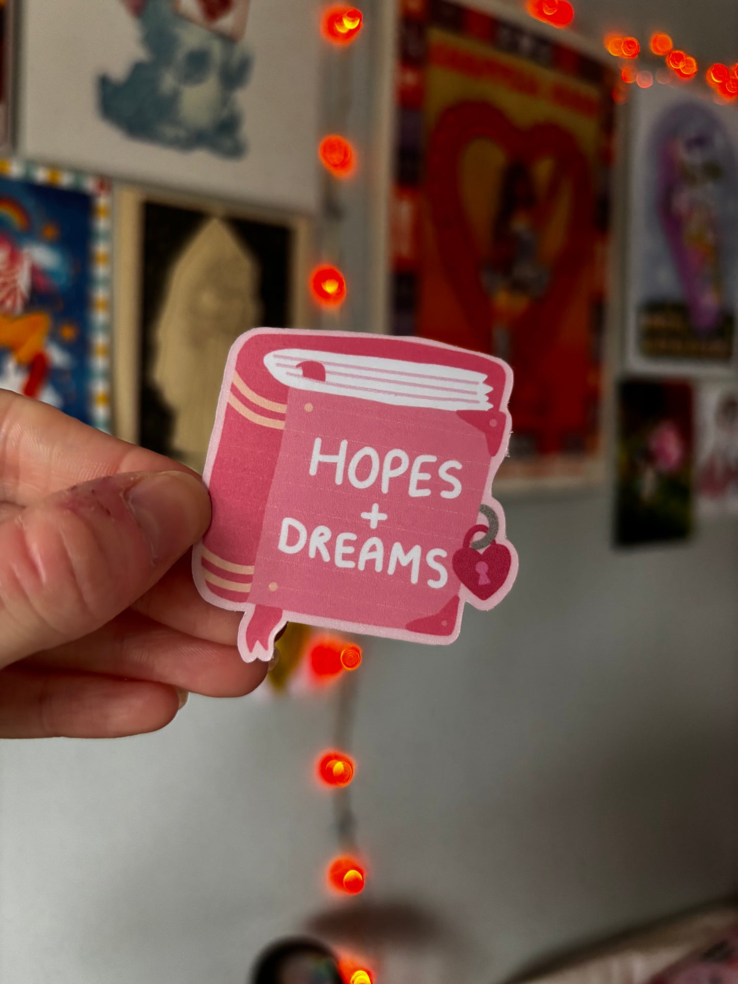Hopes + Dreams Nostalgic Diary Sticker