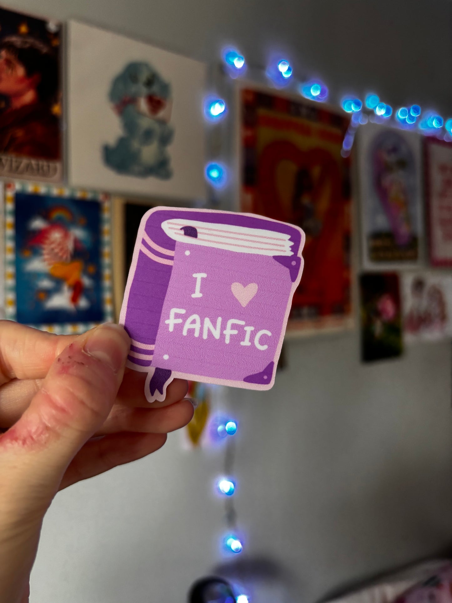I 💜 Fanfic Sticker