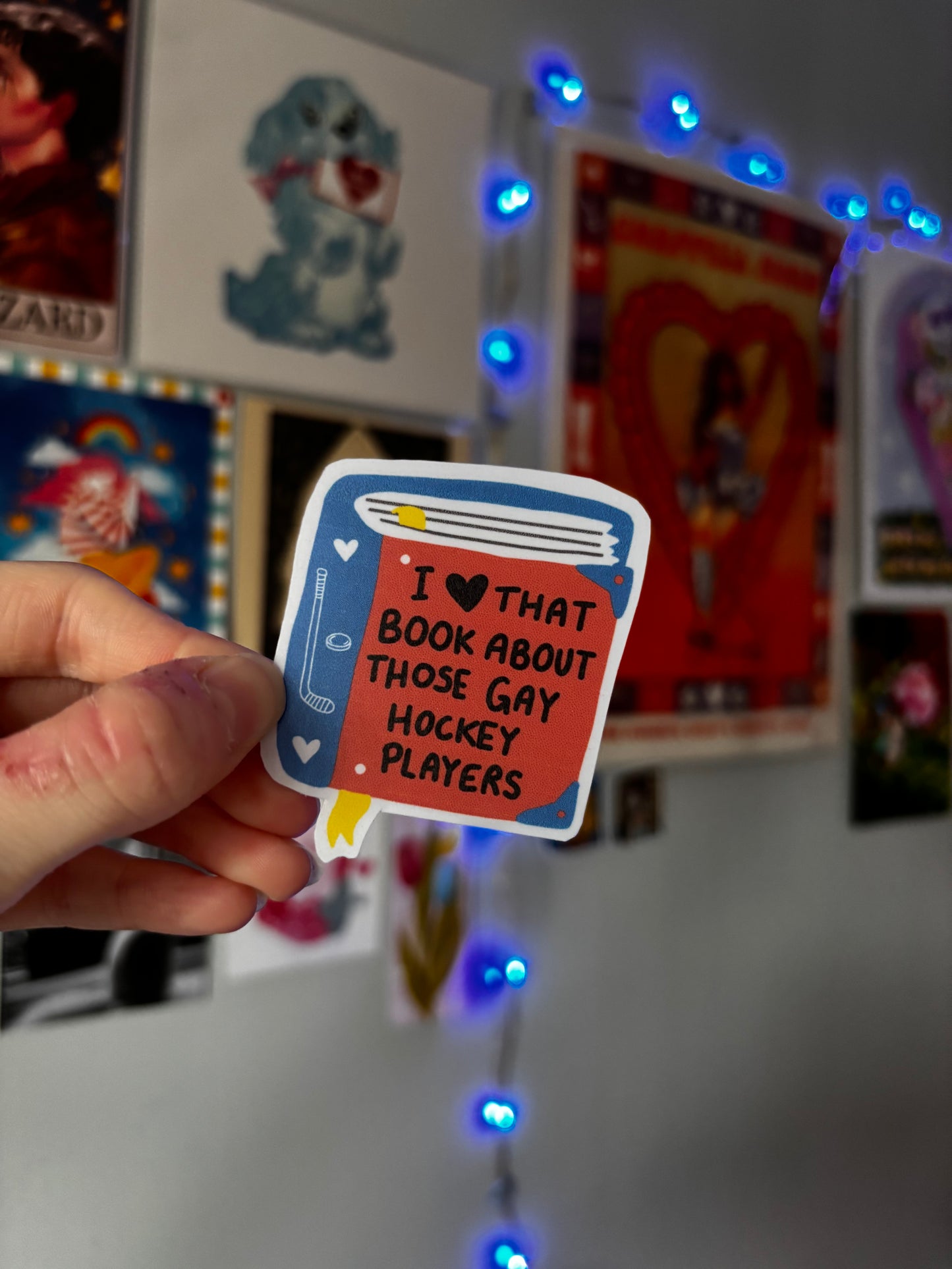 I 💙 That Gay Hockey Book Sticker