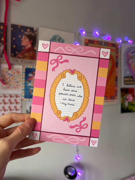 February mail club Postcard