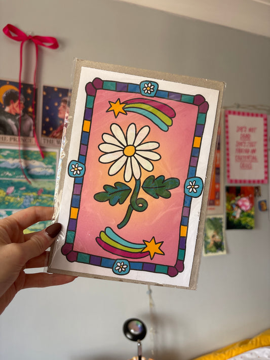 Daisy art print