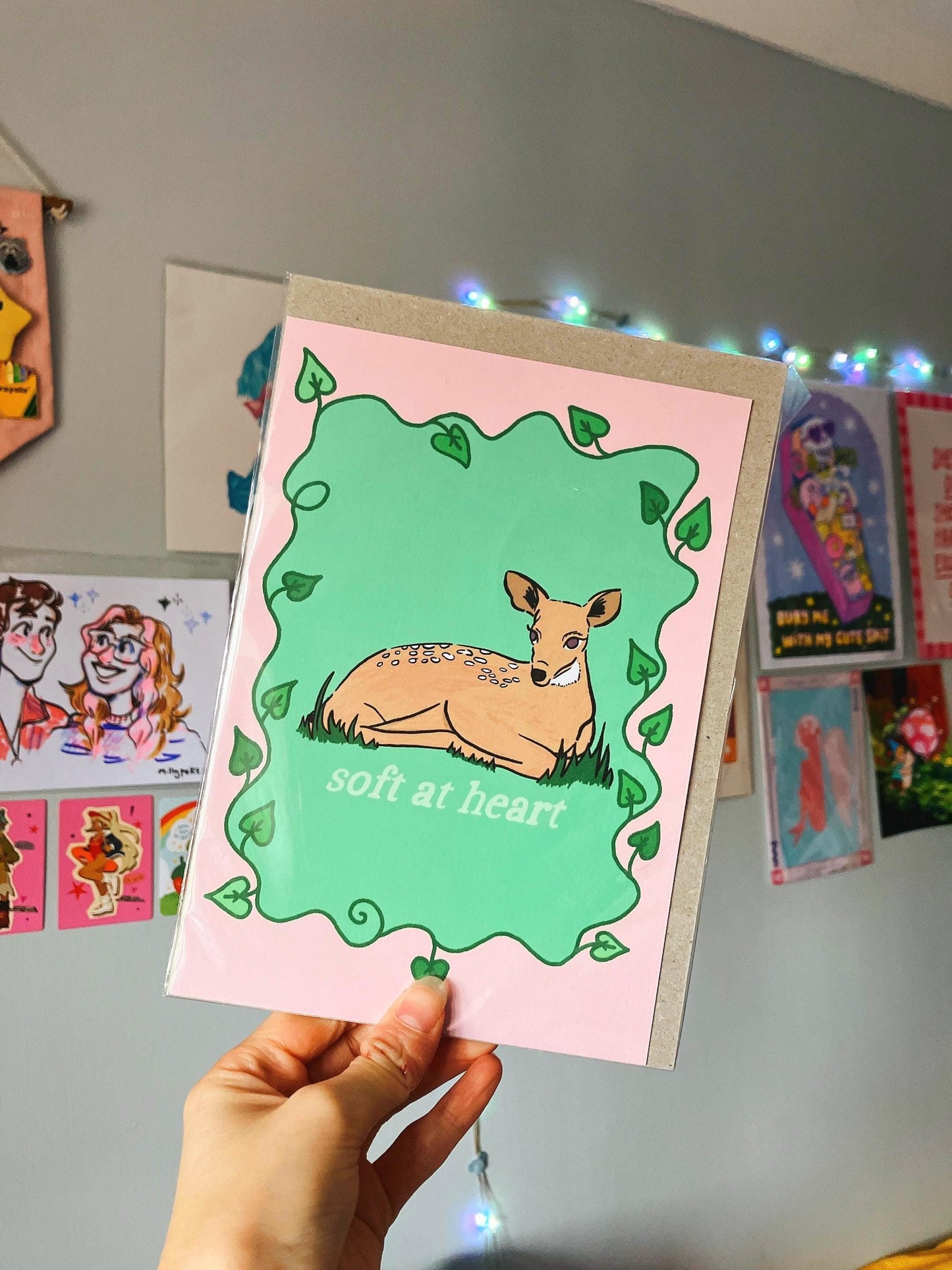 Soft at heart Art Print