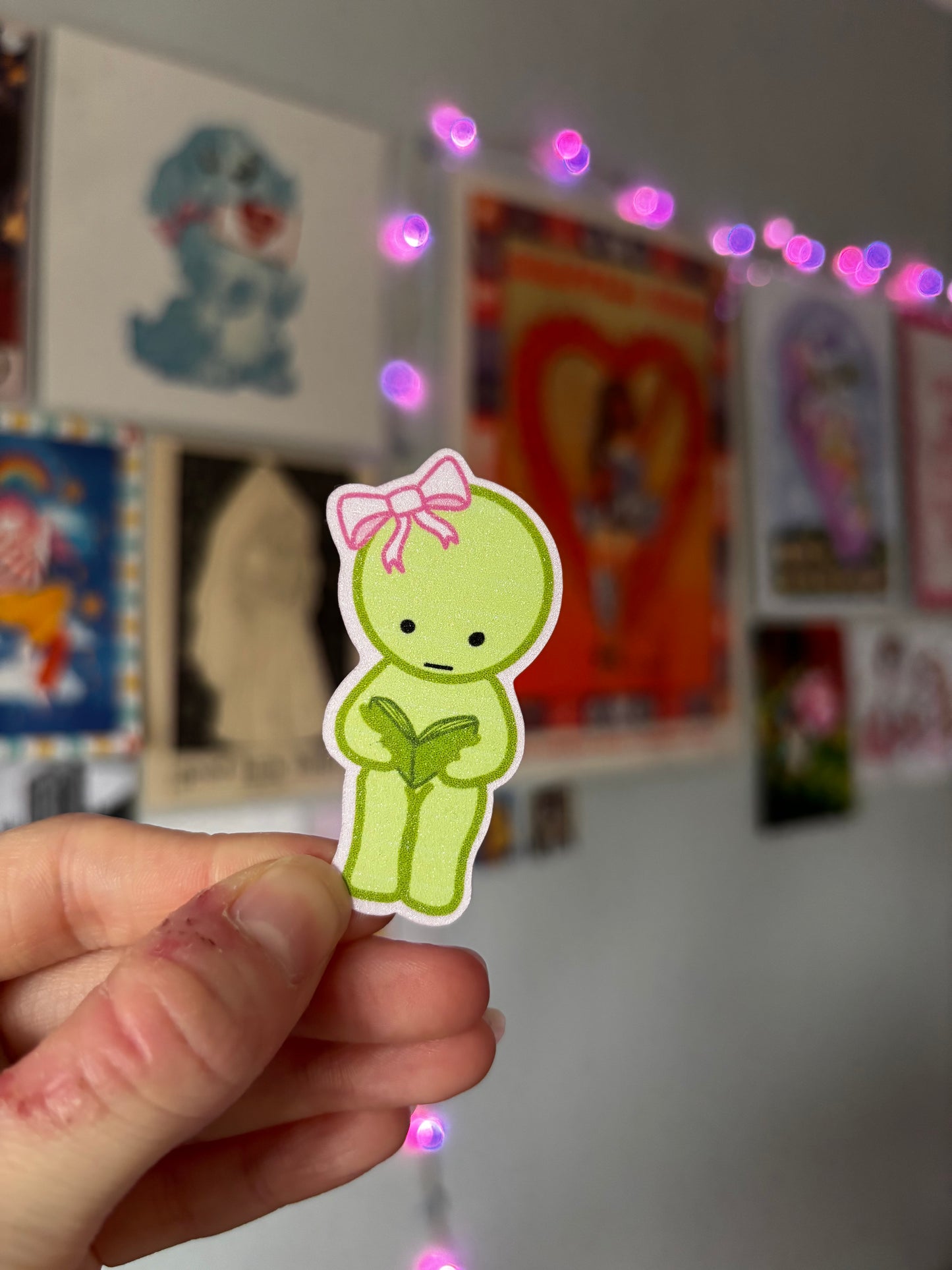 Reading Green Man Trinket Sticker