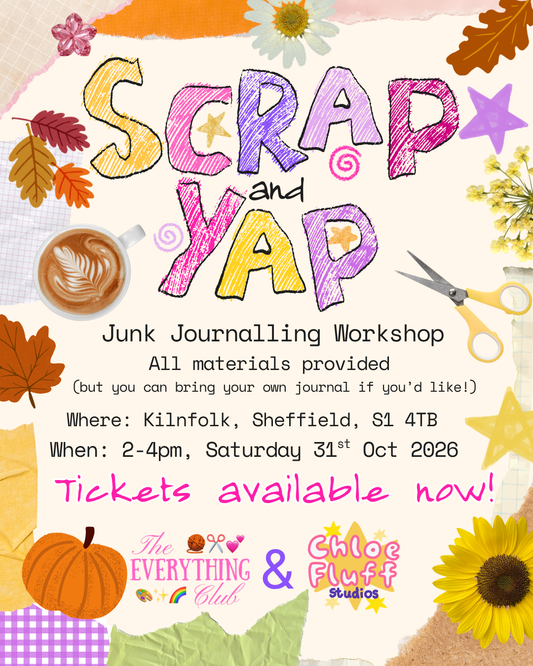 Scrap & Yap Workshop ~ 31st October