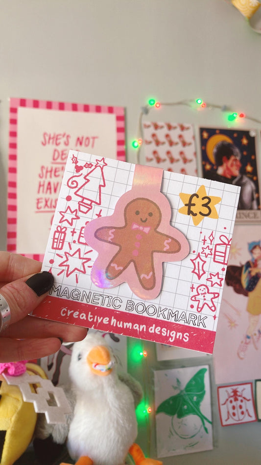 Christmas Magnetic Bookmarks, digital art, booktok, book accessories, cottagecore , gift, reading, cute, stocking filler, stocking stuffer