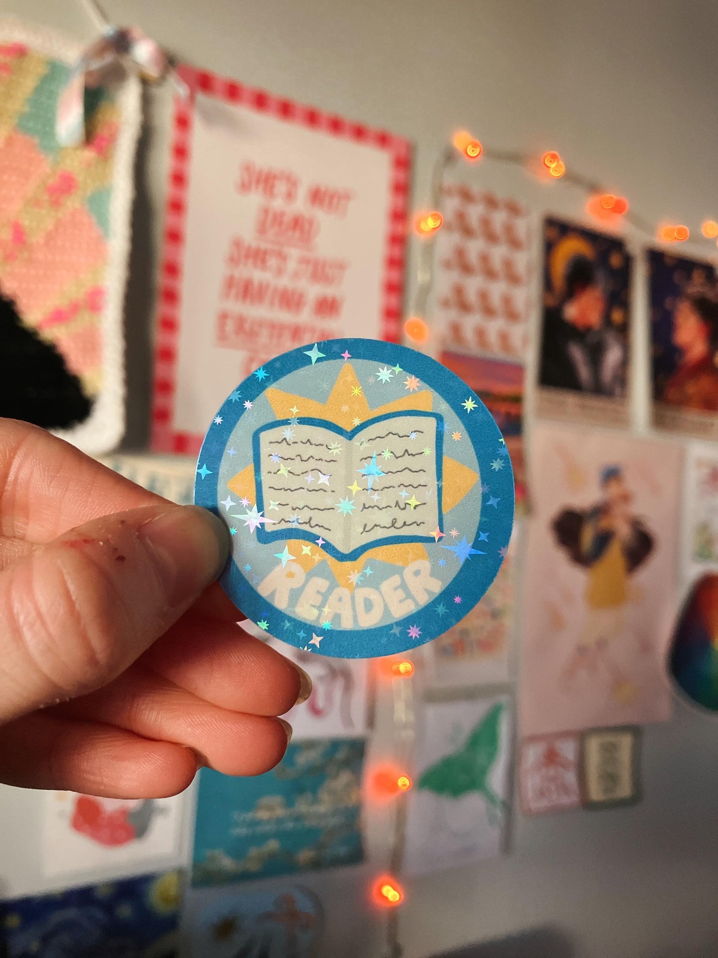 Sparkly hobby scout badge stickers