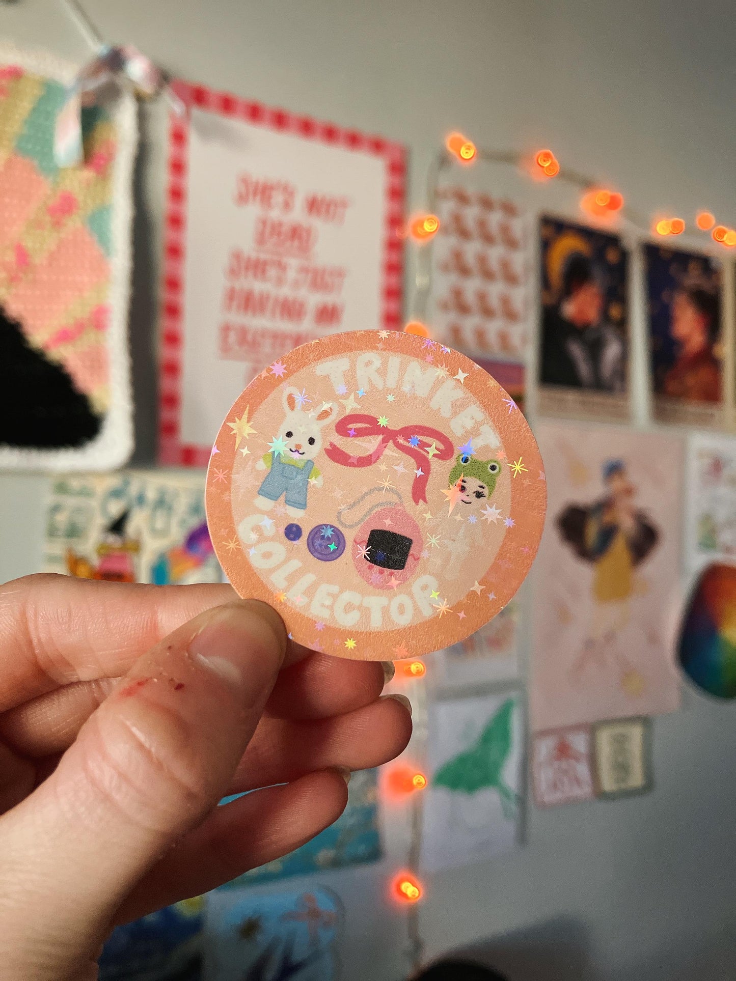 Sparkly hobby scout badge stickers